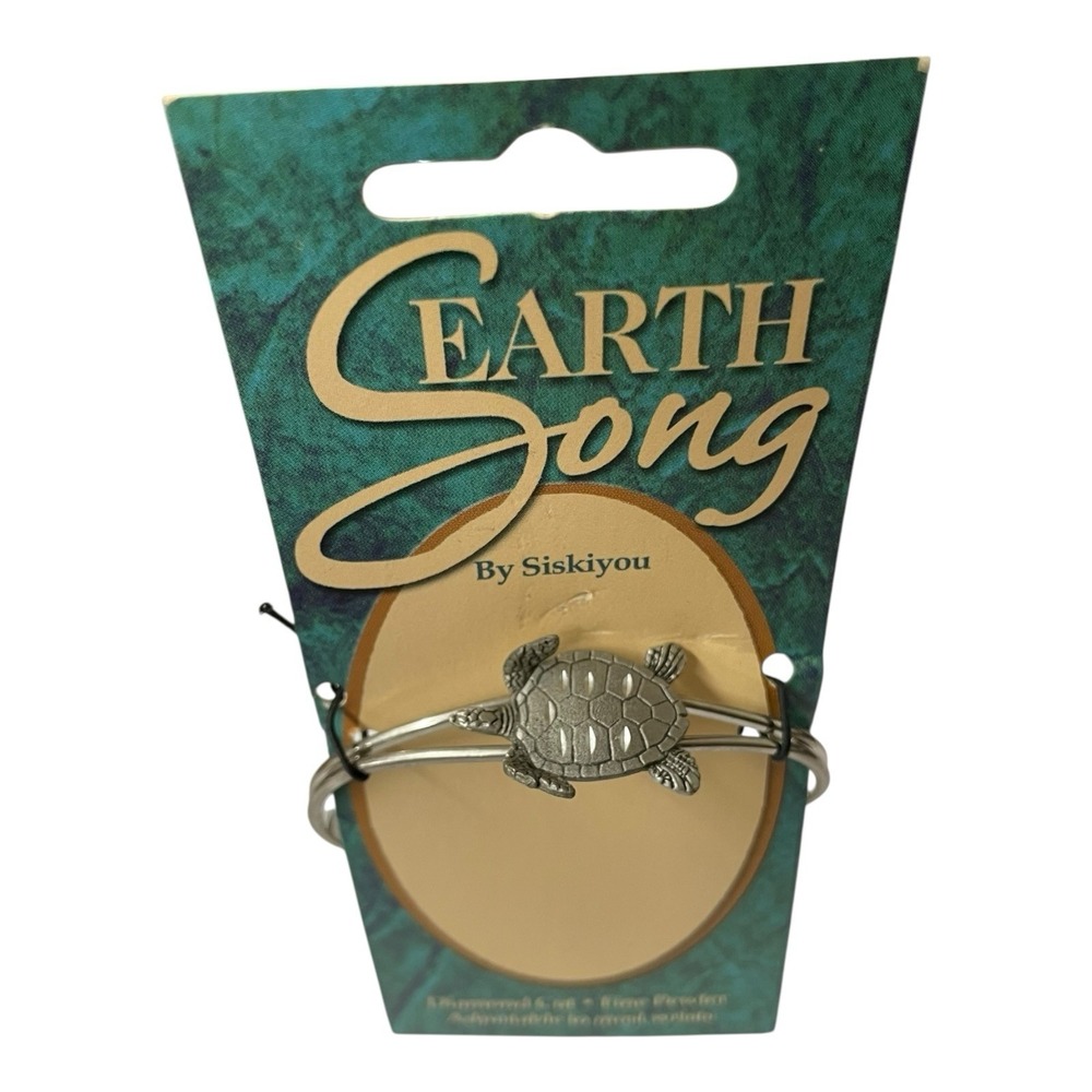 Earth Song‎ By Siskiyou Sea Turtle Pewter Bracelet